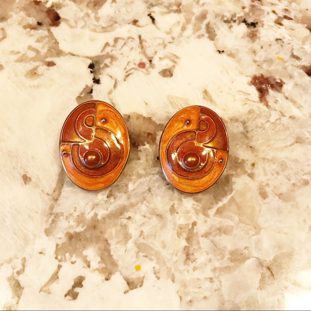 Vintage clip on earrings